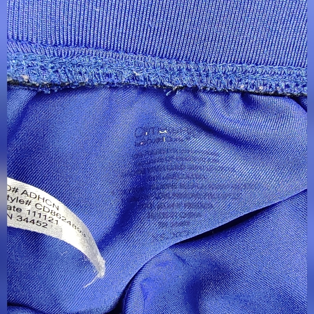 TWO Cuddle Duds Climate Right XS Blue and Black Scrubs Jogger Pants - Picture 10 of 12